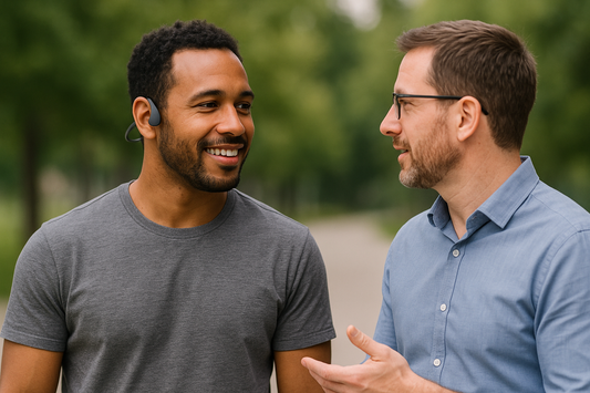 Can you listen to music and hold a conversation with bone conduction headphones ?